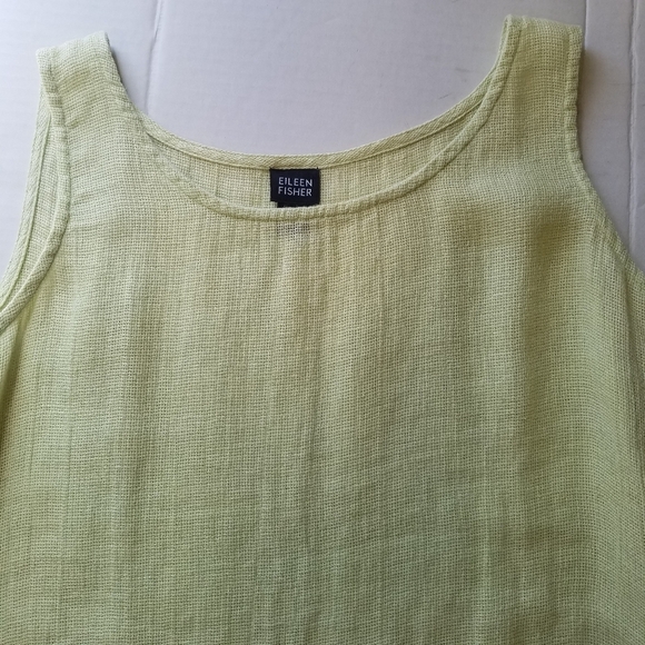 🌸 Eileen Fisher | 100% Linen Airy Tank Top L‎ - Picture 4 of 10